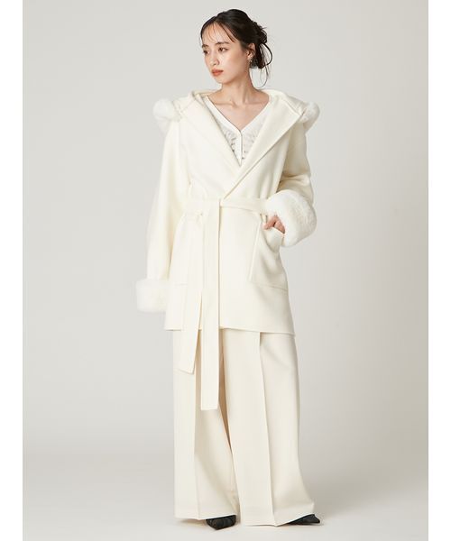 セール】ファーリバーミドルコート（トレンチコート）｜FRAY I.D