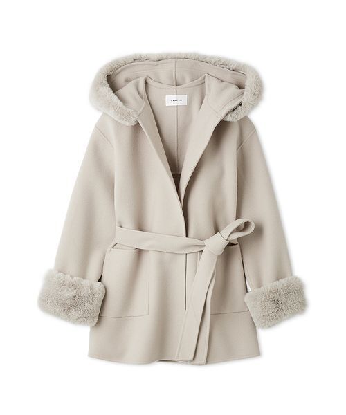 セール】ファーリバーミドルコート（トレンチコート）｜FRAY I.D