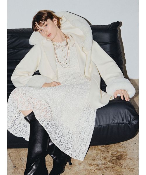 セール】ファーリバーミドルコート（トレンチコート）｜FRAY I.D