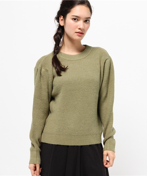 Kastane(カスタネ)の「モチモチ畦プルオーバー(ニット/セーター・レディース・ピンク/カーキ/ネイビー/キャメル・FREE)」の14枚目の写真