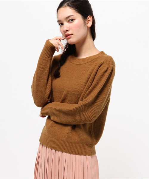 Kastane(カスタネ)の「モチモチ畦プルオーバー(ニット/セーター・レディース・ピンク/カーキ/ネイビー/キャメル・FREE)」の8枚目の写真