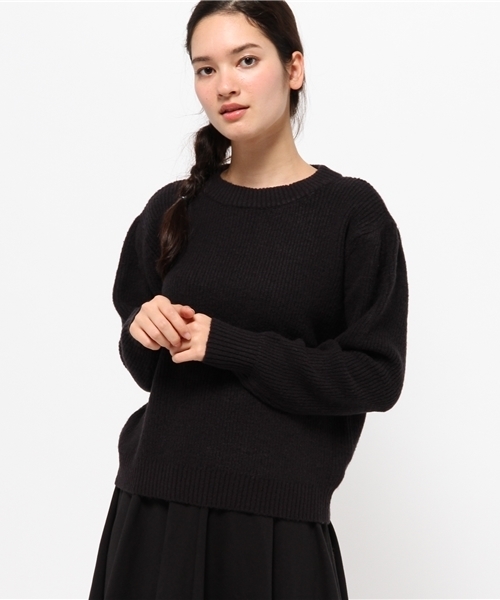 Kastane(カスタネ)の「モチモチ畦プルオーバー(ニット/セーター・レディース・ピンク/カーキ/ネイビー/キャメル・FREE)」の3枚目の写真