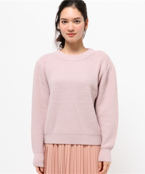 Kastane(カスタネ)の「モチモチ畦プルオーバー(ニット/セーター・レディース・ピンク/カーキ/ネイビー/キャメル・FREE)」の5枚目の写真