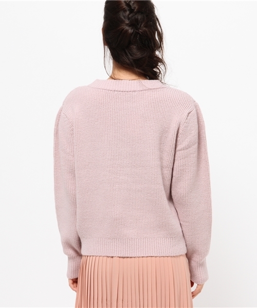 Kastane(カスタネ)の「モチモチ畦プルオーバー(ニット/セーター・レディース・ピンク/カーキ/ネイビー/キャメル・FREE)」の10枚目の写真