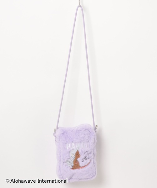 Kahiko(カヒコ)の「【Kahiko】ALOHA MAPUA ファーミニショルダーバッグ(ショルダーバッグ・レディース・ホワイト/グリーン/ブラウン/パープル・FREE)」の4枚目の写真