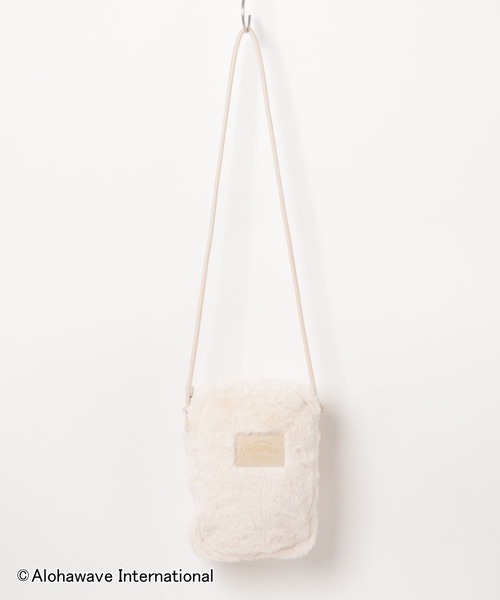 Kahiko(カヒコ)の「【Kahiko】ALOHA MAPUA ファーミニショルダーバッグ(ショルダーバッグ・レディース・ホワイト/グリーン/ブラウン/パープル・FREE)」の5枚目の写真