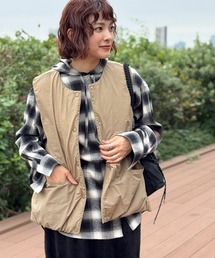 Green　Parks | サイドZIP中綿コクーンベスト(ベスト)