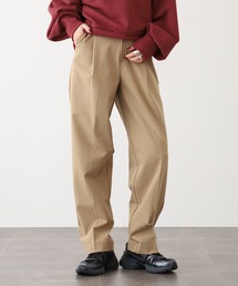 TRストレッチ タックパンツ