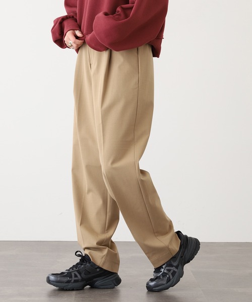 OMNES(オムネス)の「TRストレッチ タックパンツ(スラックス・レディース・ブラック/グレー/ベージュ・L/M)」の13枚目の写真