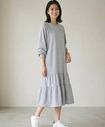 スウェット ティアードワンピース