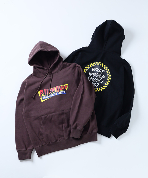 JOURNAL STANDARD(ジャーナルスタンダード)の「PILLOW HEAT for JOURNAL STANDATD / ピローヒート Fast Times フードパーカー(パーカー・メンズ・ブラック・MEDIUM/LARGE)」の2枚目の写真