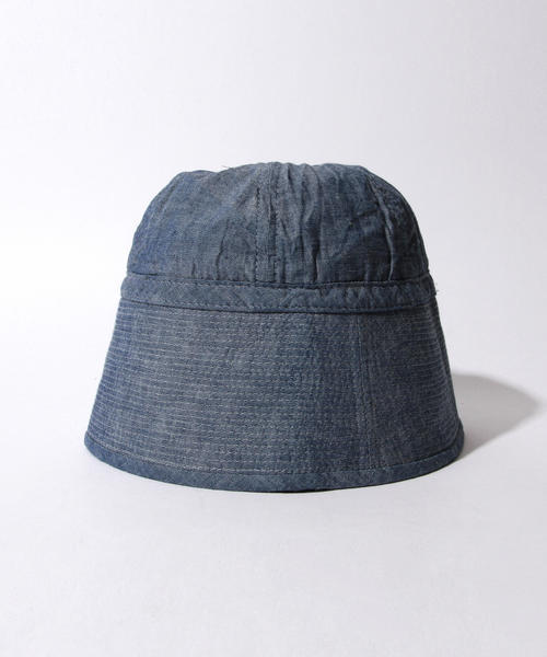 BEAMS PLUS（ビームスプラス）の「BEAMS PLUS / セーラーシャンブレーハット16SS（ハット・メンズ・サックスブルー・ONE SIZE）」の5枚目の写真