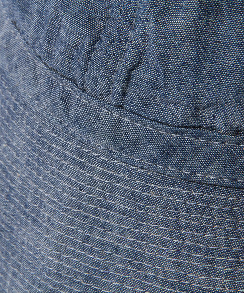 BEAMS PLUS（ビームスプラス）の「BEAMS PLUS / セーラーシャンブレーハット16SS（ハット・メンズ・サックスブルー・ONE SIZE）」の6枚目の写真