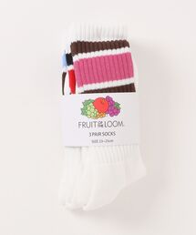 FRUIT OF THE LOOM（フルーツオブザルーム）の「C FTL 3P カラフルラインB（ソックス/靴下）」