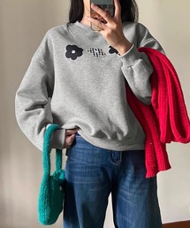 デニムパッチワークの編み込みトレーナー 楽天市場】デニムスカート / cube sugar evo. (キューブシュガー