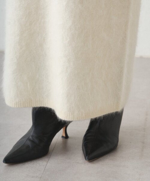 LOUNGEDRESS（ラウンジドレス）の「シャギーニットワンピース（ワンピース・レディース・グレー/オフホワイト/ブラウン・FREE）」の16枚目の写真