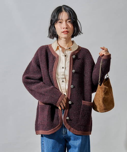 FREAK'S STORE（フリークスストア）の「トリミング チロリアン ニット