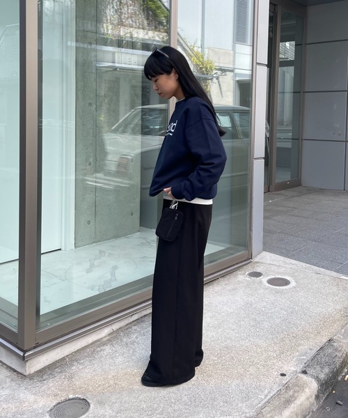 COLONY 2139（コロニートゥーワンスリーナイン）の「裏毛SOUNDロゴプルオーバー（スウェット・レディース・グレー/オフホワイト/ネイビー・FREE）」の7枚目の写真