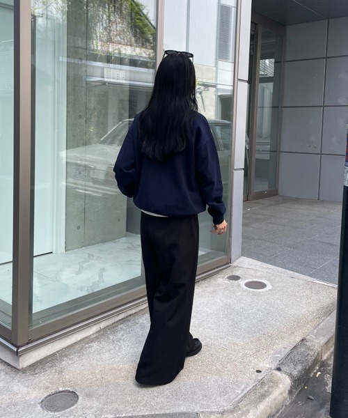 COLONY 2139（コロニートゥーワンスリーナイン）の「裏毛SOUNDロゴプルオーバー（スウェット・レディース・グレー/オフホワイト/ネイビー・FREE）」の8枚目の写真