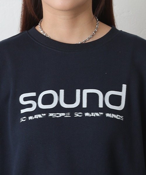 COLONY 2139（コロニートゥーワンスリーナイン）の「裏毛SOUNDロゴプルオーバー（スウェット・レディース・グレー/オフホワイト/ネイビー・FREE）」の21枚目の写真