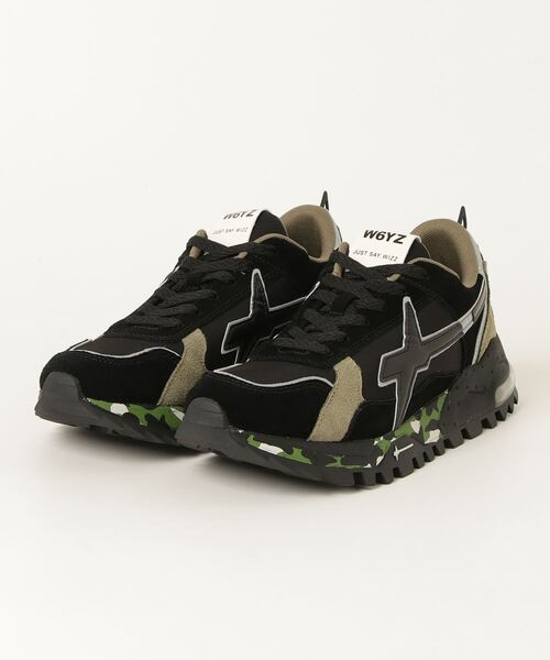 セール】W6YZ/ウィズ/BREEZE 3/CAMOU TRAIL（スニーカー）｜W6YZ