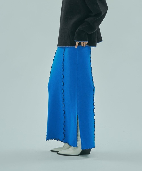 ROSE BUD かぎ編みニットスカート ROSE BUD かぎ編みニットスカート