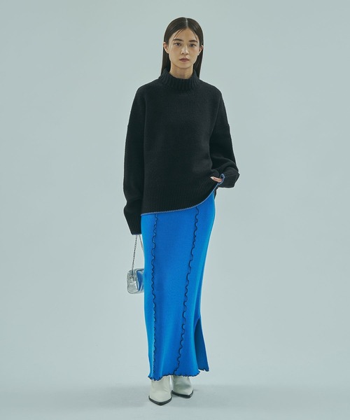 ROSE BUD(ローズバッド)の「KNITTED SKIRT(スカート・レディース・ブラウン/ブラック/ブルー・ONE SIZE)」の21枚目の写真