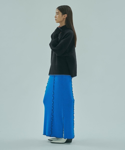 ROSE BUD(ローズバッド)の「KNITTED SKIRT(スカート・レディース・ブラウン/ブラック/ブルー・ONE SIZE)」の22枚目の写真