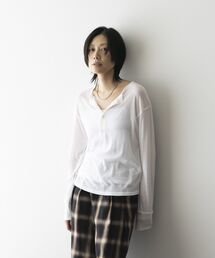 GARAGE OF GOOD CLOTHING | 【日本製】シアーヘンリーネックプルオーバー(Tシャツ/カットソー)