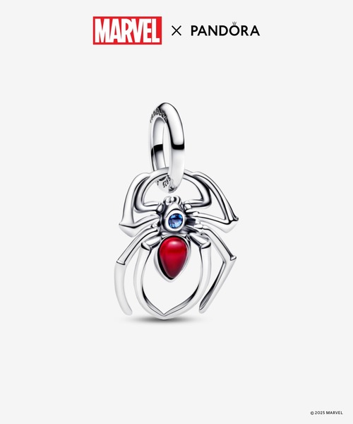 マーベル スパイダーマン ダングル チャーム（チャーム）｜Pandora