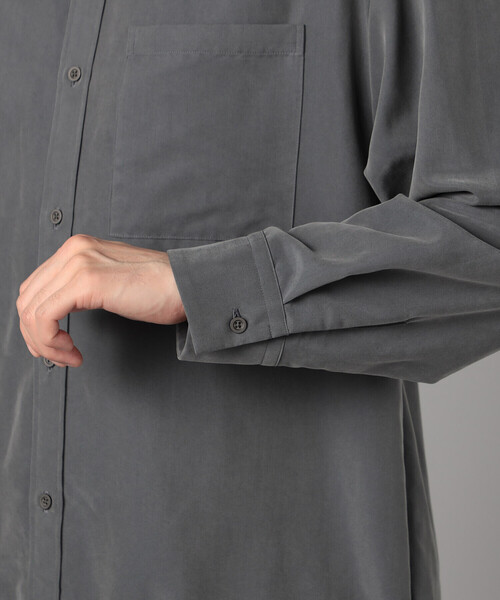 セール】スエード起毛 スピンドルシャツ（シャツ/ブラウス）｜β MEN