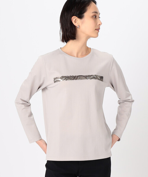 COMME CA(コムサ)の「TCポンチ Tシャツ(Tシャツ/カットソー・レディース・ブラック・9号)」の5枚目の写真