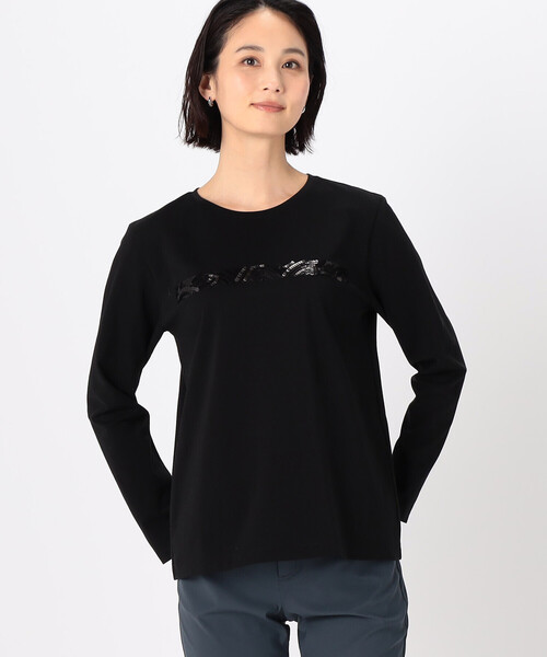 COMME CA(コムサ)の「TCポンチ Tシャツ(Tシャツ/カットソー・レディース・ブラック・9号)」の7枚目の写真