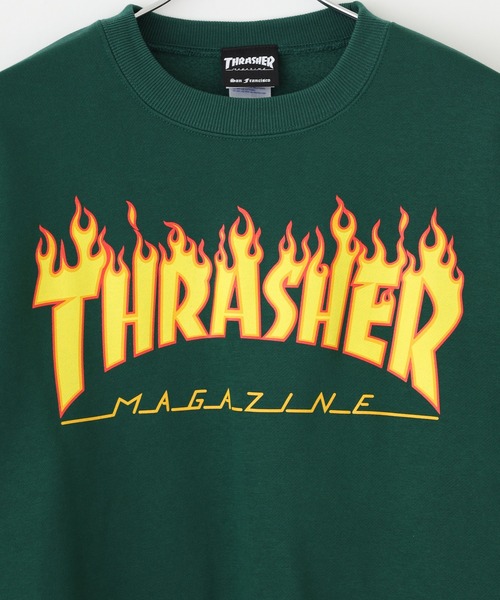 THRASHER（スラッシャー）の「THRASHER CREW NECK SWEAT SHIRT L/S クルーネック長袖スウェットプルオーバートレーナー（スウェット・メンズ・グレー/グレー系/ネイビー系/グリーン系1/ブラック/レッド系/レッド系1/バーガンディー/グリーン/グリーン系/グレー系1/ネイビー/ブラック系・L/XL/M）」の17枚目の写真
