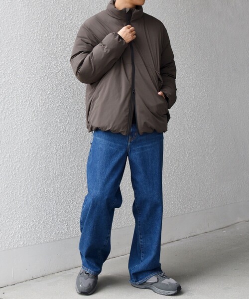 SHIPS any:〈撥水/手洗い可能〉スーパーストレッチ スタンドカラー