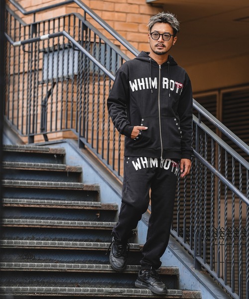 adamsJUGGLER(アダムスジャグラー)の「W/R S.A.Cロングジップパーカー(パーカー・メンズ・ブラック/グレー・M/XL)」の3枚目の写真