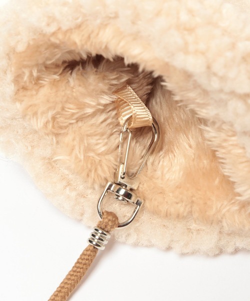 LOWRYS FARM（ローリーズファーム）の「コードツキボアミトン  588062（手袋・レディース・ブルー/アイボリー/レオパード・FREE）」の6枚目の写真