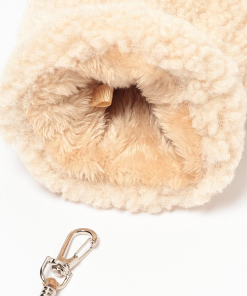 LOWRYS FARM（ローリーズファーム）の「コードツキボアミトン  588062（手袋・レディース・ブルー/アイボリー/レオパード・FREE）」の7枚目の写真