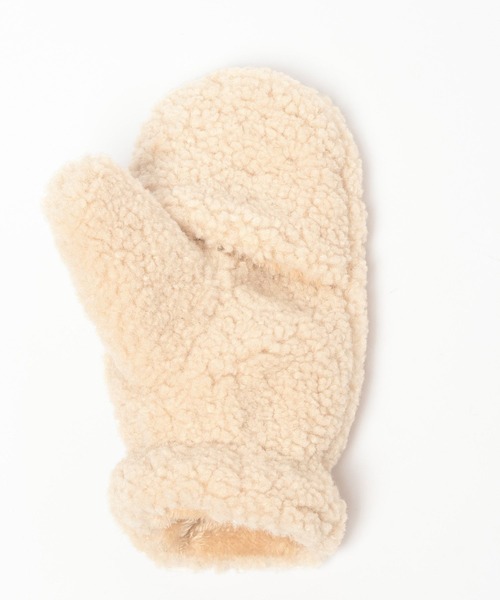 LOWRYS FARM（ローリーズファーム）の「コードツキボアミトン  588062（手袋・レディース・ブルー/アイボリー/レオパード・FREE）」の10枚目の写真