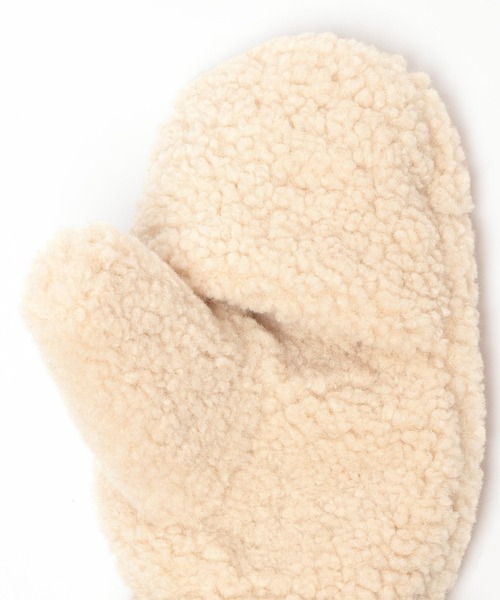 LOWRYS FARM（ローリーズファーム）の「コードツキボアミトン  588062（手袋・レディース・ブルー/アイボリー/レオパード・FREE）」の12枚目の写真