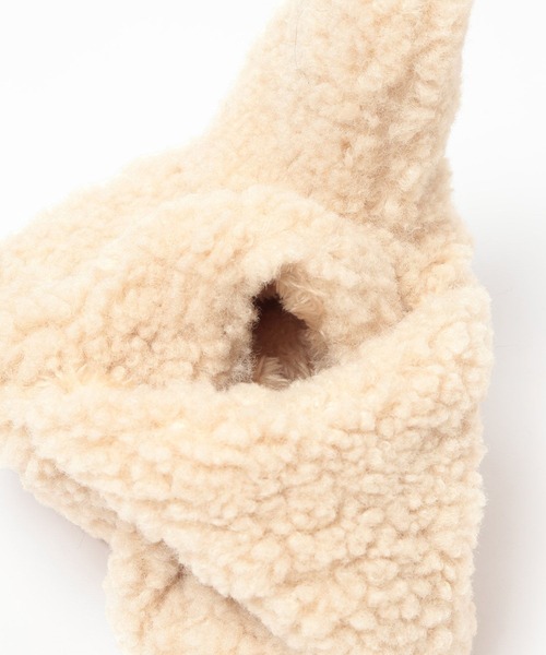 LOWRYS FARM（ローリーズファーム）の「コードツキボアミトン  588062（手袋・レディース・ブルー/アイボリー/レオパード・FREE）」の14枚目の写真