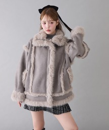 one after another NICE CLAUP(ワンアフターアナザーナイスクラップ)のムートンミドルコート(ムートンコート)