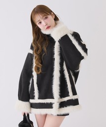 one after another NICE CLAUP(ワンアフターアナザーナイスクラップ)のムートンミドルコート(ムートンコート)