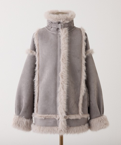 one after another NICE CLAUP ムートンミドルコート one after another NICE CLAUP（ワンアフターアナザーナイスクラップ