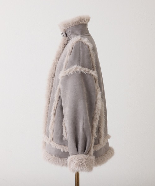 セール】【今すぐお届け可能!】ムートンミドルコート（ムートンコート