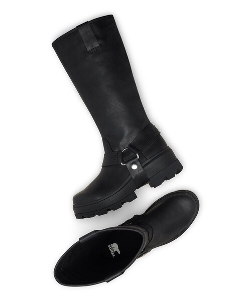 SOREL(ソレル)の「SOREL/ ジョアンフォーワード トール /ソレル(ブーツ・レディース・ブラック・25.0cm/26.0cm)」の4枚目の写真