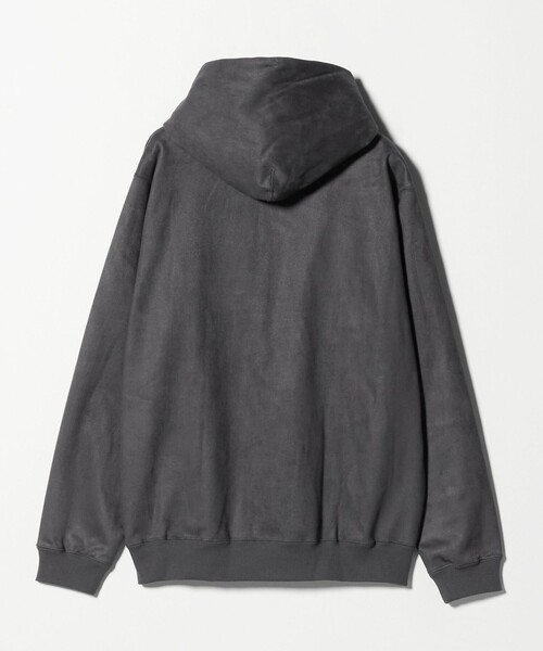 A DAY IN THE LIFE UNITED ARROWS(アデイインザライフユナイテッドアローズ)の「スエードライク リラックス パーカー<A DAY IN THE LIFE>(パーカー・メンズ・モカ/ダークグレー/ライトグレー・M/L)」の4枚目の写真