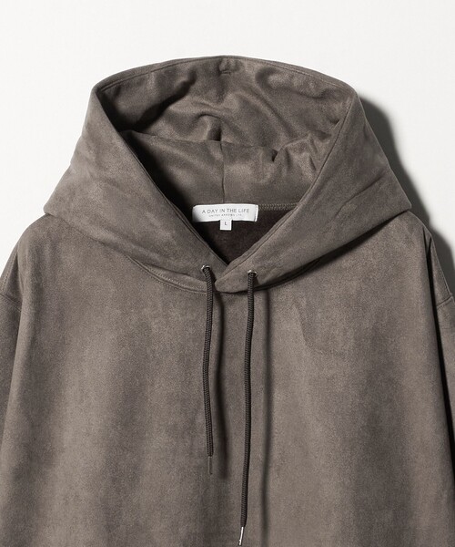 A DAY IN THE LIFE UNITED ARROWS(アデイインザライフユナイテッドアローズ)の「スエードライク リラックス パーカー<A DAY IN THE LIFE>(パーカー・メンズ・モカ/ダークグレー/ライトグレー・M/L)」の12枚目の写真