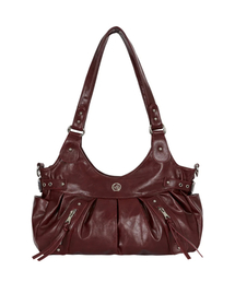 ILLIGO（イリゴ）の「エンバー バックル ショルダーバッグ バーガンディ（ショルダーバッグ）」