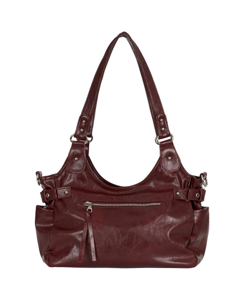 エンバー バックル ショルダーバッグ バーガンディ（ショルダーバッグ